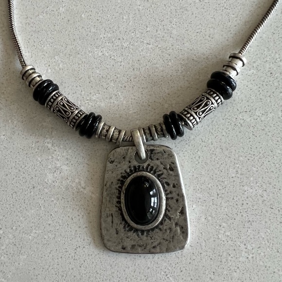 Lia Sophia Jewelry - Lia Sophia Silver/Black Necklace